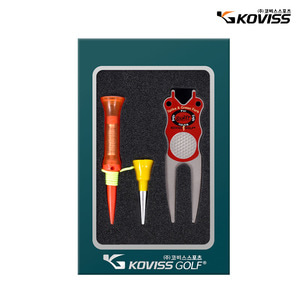 코비스 골프용품 선물세트 GS7820-1 골프티 그린보수기